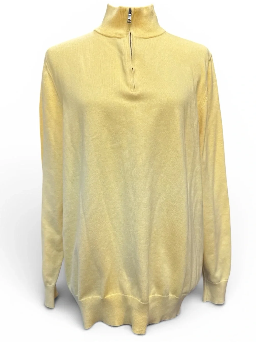 Brooks Brothers Yellow Half-Zip Sweater #565
